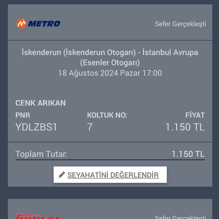 Obilet Faturalarımı Yollamamış Ve Ulaşılmıyor