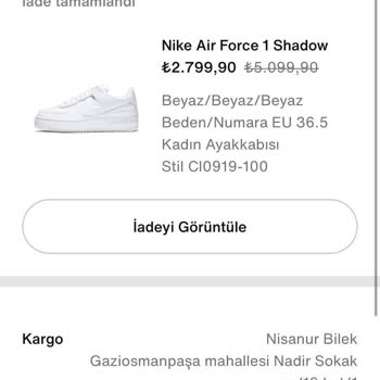 Şikayetim Var Nike Firmasından Şikayetim Var