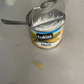 Tukaş Konserve Mısır İçinde Değişik Bir Şey Çıktı