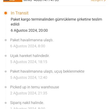 Temu Gümrükte Bekleyen Sipariş Ve MNG Kargo Mağduriyeti