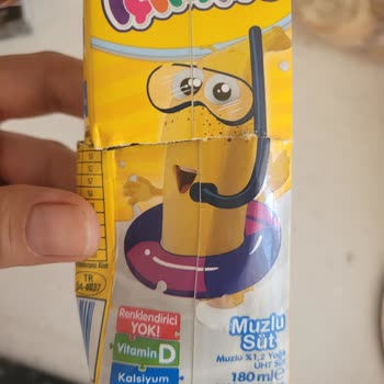 İçim Süt ve Süt Ürünleri İçim Marka Bozuk Muzlu Süt