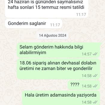 Tiamob Uzun Süren Sipariş Ve İptal Sorunu