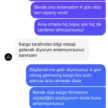 Yurtiçi Kargo Yalan Söyleyen Mağdur Eden Satıcı
