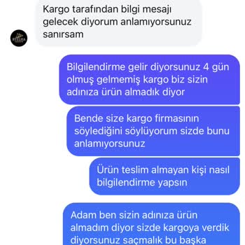 Yurtiçi Kargo Yalan Söyleyen Mağdur Eden Satıcı