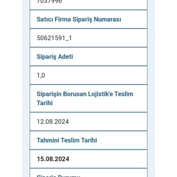 Trendyol Ürünün Teslim Edilmemesi!