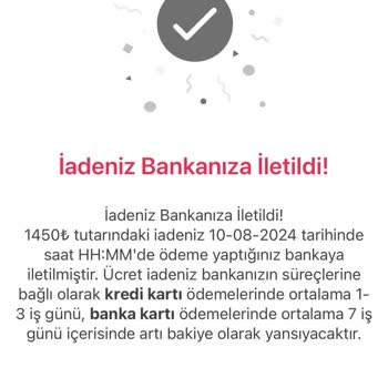 Yemek Sepeti İptal Edilen Sipariş Ücretini İade Etmedi