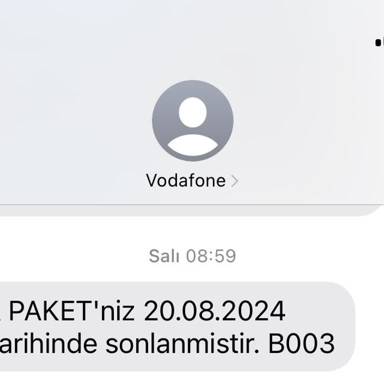 Vodafone'dan Eksik GB ve Etik Olmayan Davranış