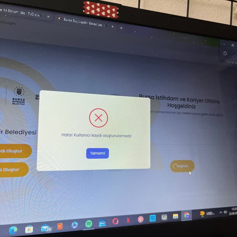 Bursa Büyükşehir Belediyesi Biko İstihdam Uygulaması Hatası