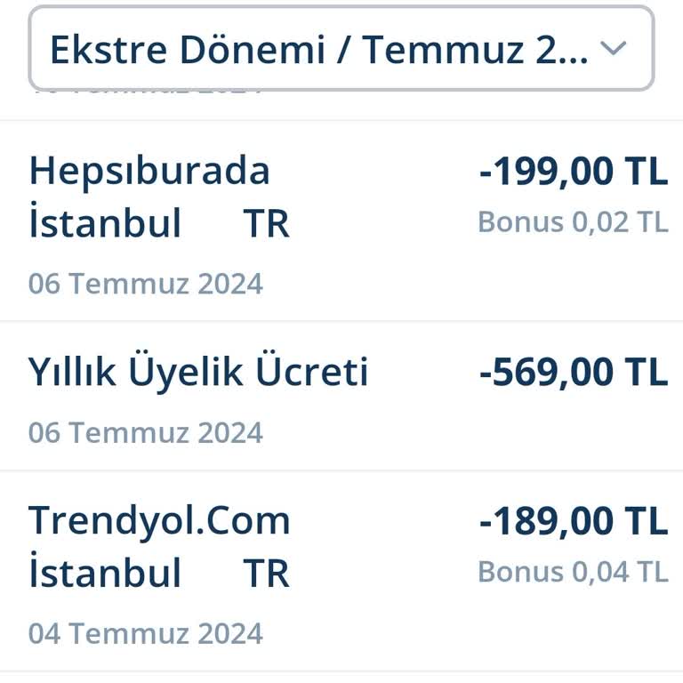 Denizbank Yıllık Kredi Kartı Aidat Ücreti