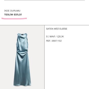 Zara İade Kargomun Depoya Ulaşmadığını Söylüyor