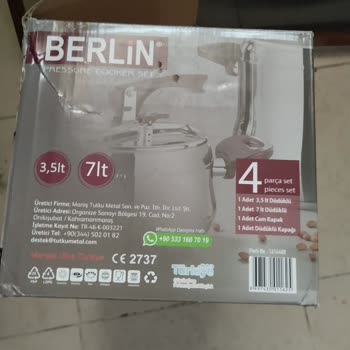 Arora Motor Berlin Markalı Düdüklü Tencere