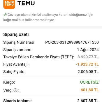 İstanbul Gümrük Müdürlüğü Gümrük Müdürlüğünün Temu Siparişlerini Geciktirmesi