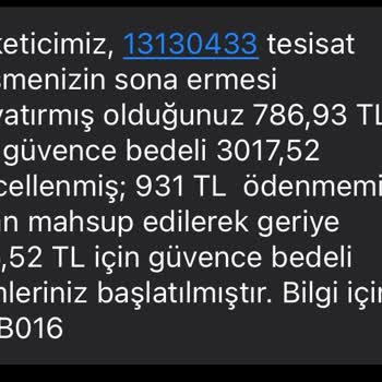 DEPSAŞ Enerji 2 Kere Ödenmiş Faturamın İadesini İstiyorum