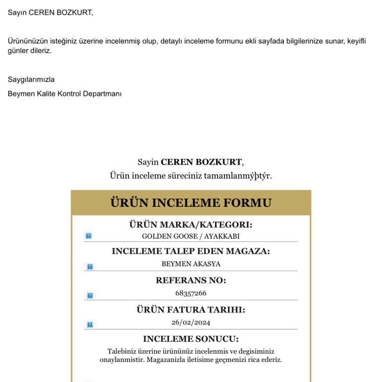 Beymen Ayıplı Mal Satışı, Müşteri Mağduriyeti