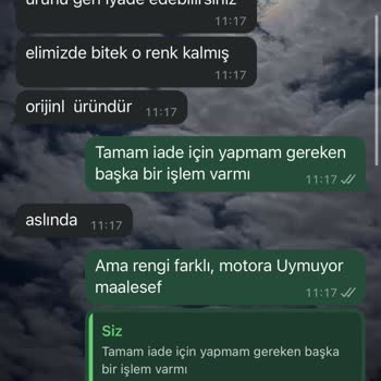 Yantur Ticaret İade İşlemi Yapmamaları.