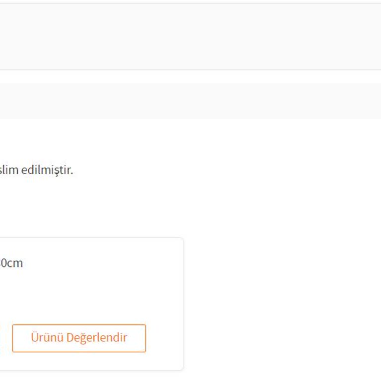Trendyol Sipariş No 9364224015