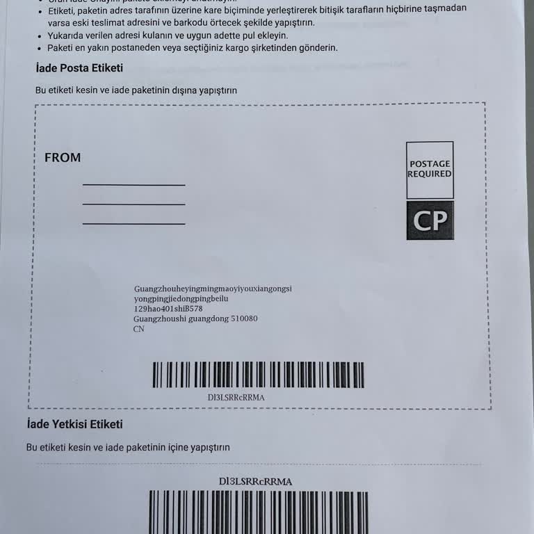 Amazon Türkiye İadesinde Ücret Sorunu