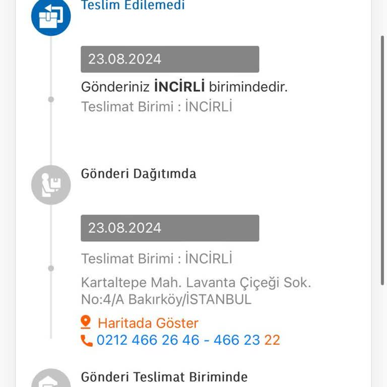 MNG Kargo İncirli Şubesi Kargoları Teslim Etmiyor