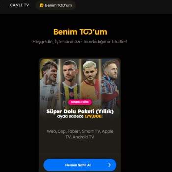 Digiturk Tod Fırsat Olarak Sunduğu Paketi Satmıyor Ve Kendilerine Ulaşılamıyor.