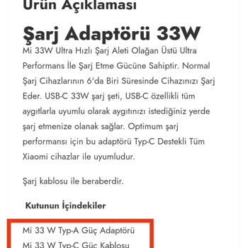 Xiaomi Eksik Ürün Gönderildi. İletişim İmkansız...