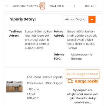 Asla Evidea'dan Bir Şey Almayanız