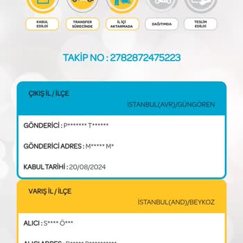 PTT Kargo Beykoz PDM Kargoyu Teslim Etmiyor