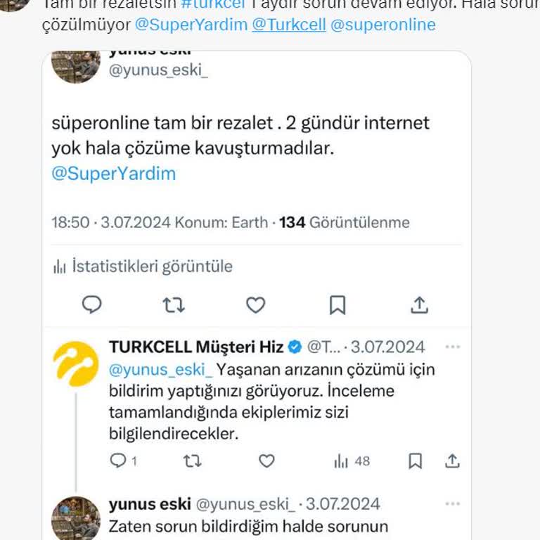 Turkcell Superonline Bağlantı Problemi