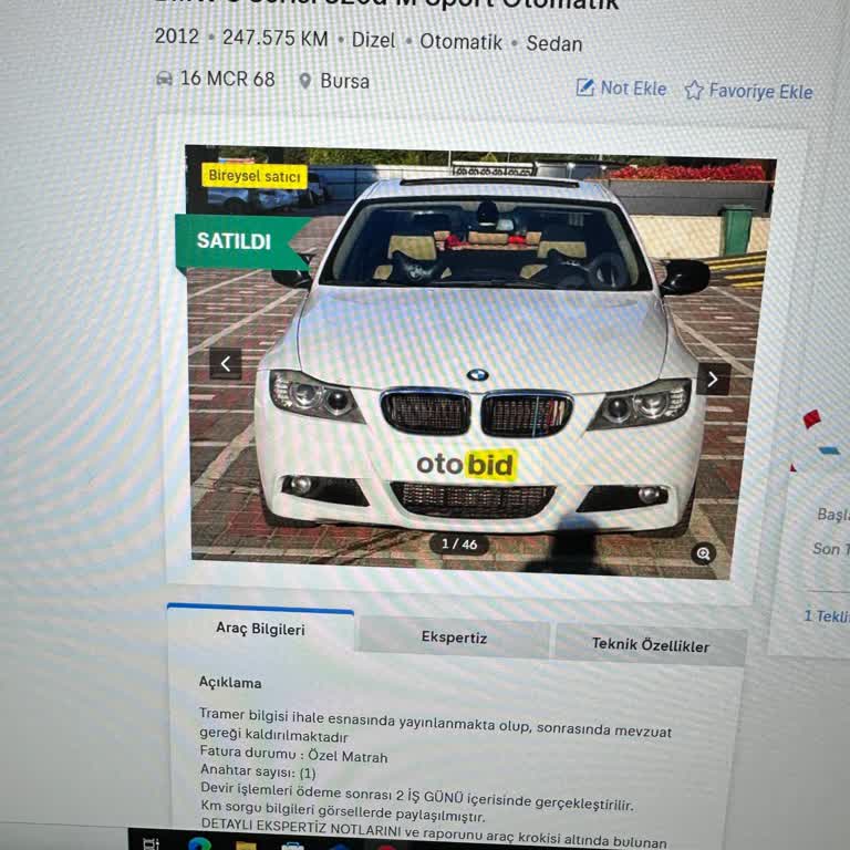 Sahibinden Oto Bid İhalesinde Yanıltıcı Araç Bilgisi Ve İletişim Sorunları