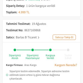 Trendyol Beni Oyalıyor Cevap Alamıyorum