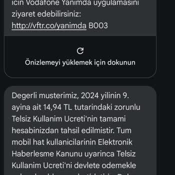 Vodafone'dan Haksız Ücret Kesintisi ve Yetersiz Müşteri Hizmeti