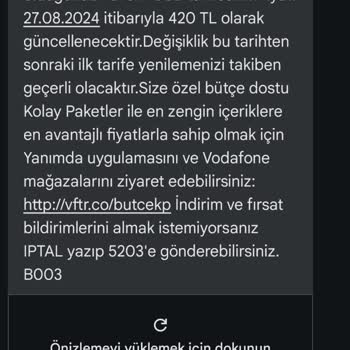 Vodafone'dan Haksız Ücret Kesintisi ve Yetersiz Müşteri Hizmeti