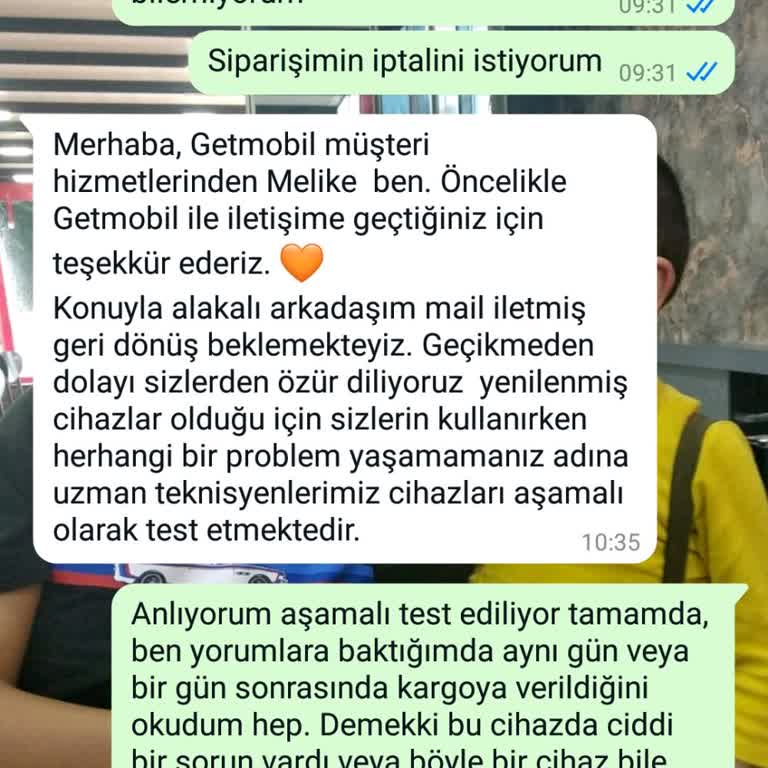Getmobil 1 Haftada Kargoya Verilemeyen Telefon.
