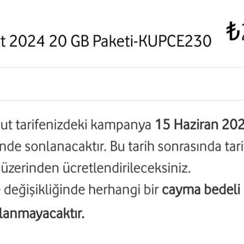 Vodafone Fatura Artışı ve Taahhüt İhlali