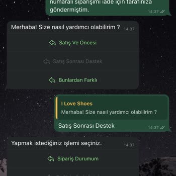 iloveshoes.com.tr Ayakkabı İadesinde Yaşanan Sorunlar Ve Gecikmeler