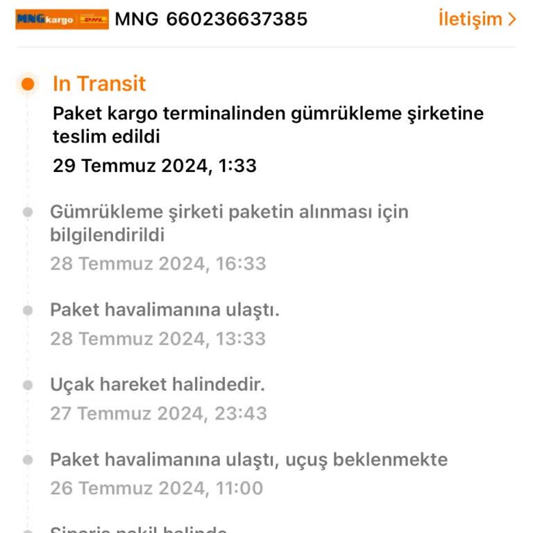 İstanbul'da Gümrükten Çıkamayan Temu Alışverişim
