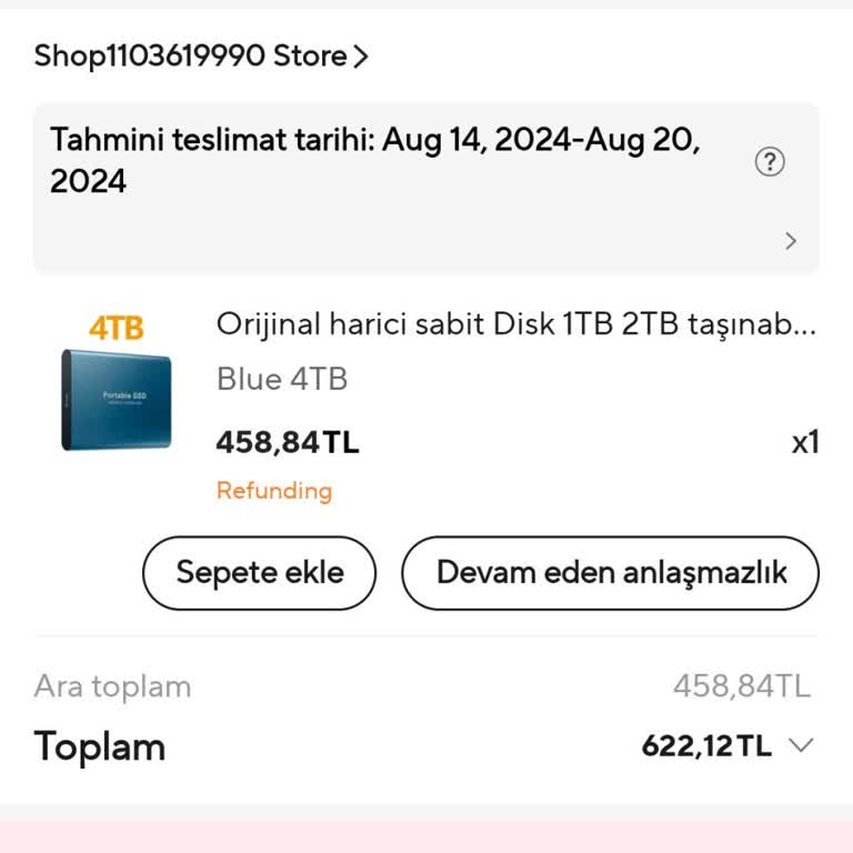 Aliexpress Den 4 TB Ayıbı.