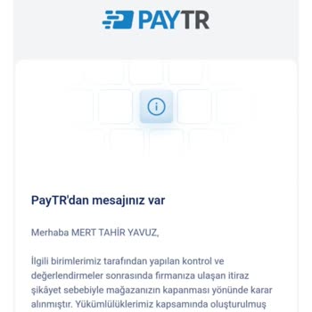 Paytr Hesabımıza Bloke Koydu