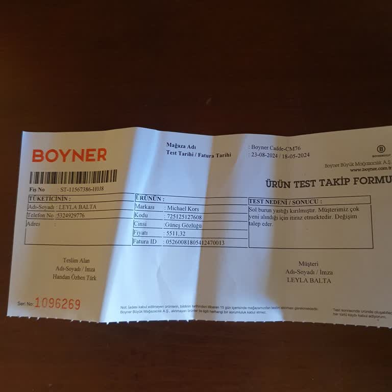Michael Kors Boyner'den Aldığım Michael Cors Gözlük Garantisi Hakkında