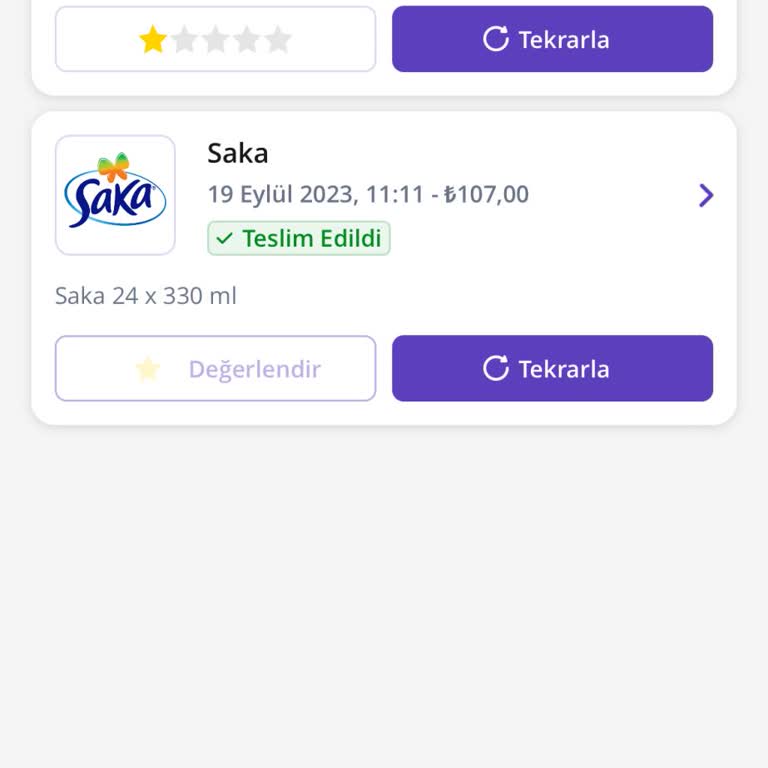 Getir Siparişimi Teslim Etmedi