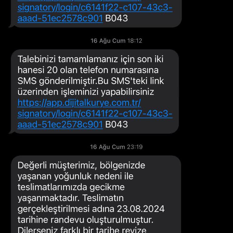Dijital Kurye Ve Türk Telekom Online Satışının Kuryenin Gelmemesi