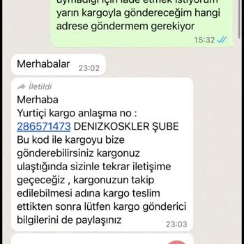 Kağan KY Fashion Ürünleri İade Etmeme Rağmen Ödememi Hala Yapmadılar