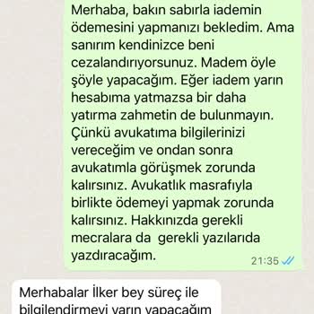 Kağan KY Fashion Ürünleri İade Etmeme Rağmen Ödememi Hala Yapmadılar