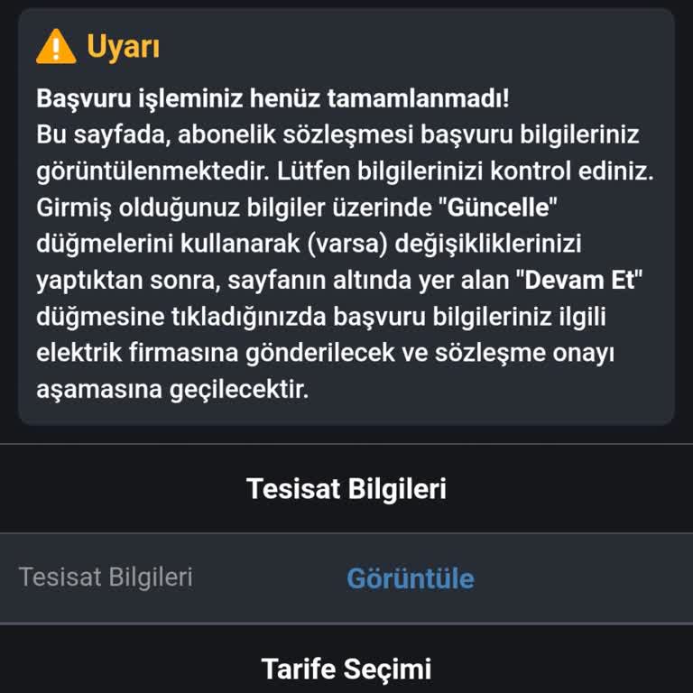 CK Boğaziçi Elektrik E-Devlet Üzerinden Abonelik İşlemi Yapılamıyor