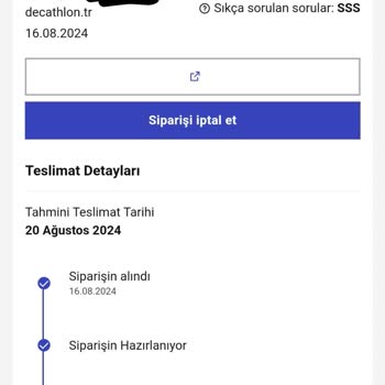 Decathlon Siparişlerde Sürekli Gecikme Ve İlgisiz Müşteri Hizmetleri
