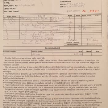 Yataş Eksik Ve Kusurlu Ürün
