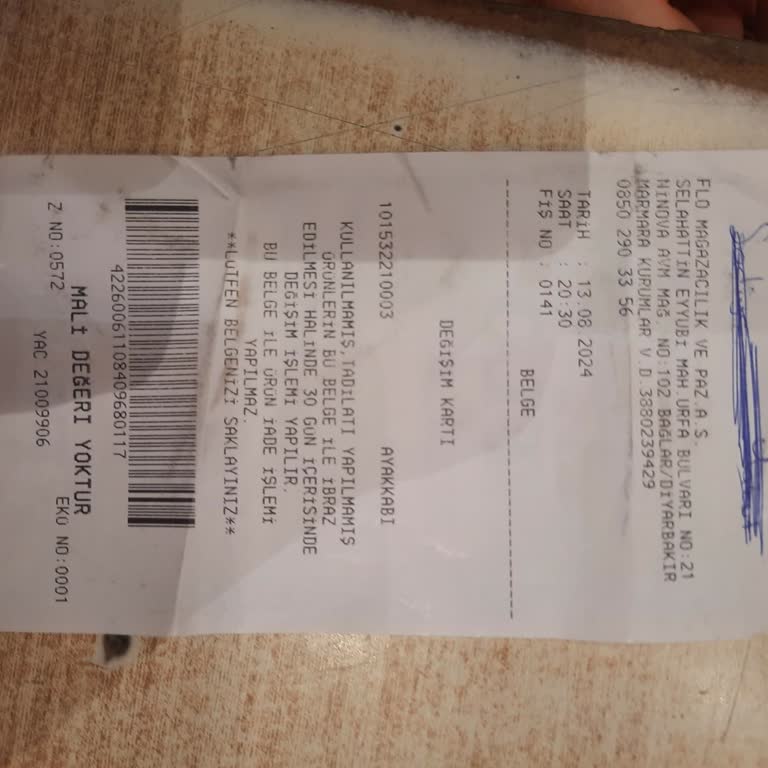 FLO Ayakkabı FLO Önermiyorum Kesinlikle