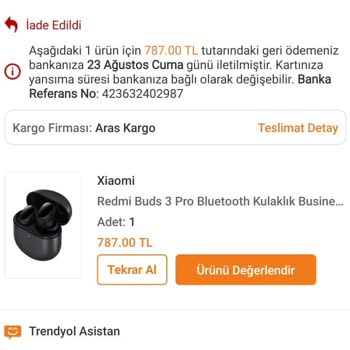 Trendyol'da Satın Aldığım Ürünün Garantiden Değişmemesi Ve İadesi