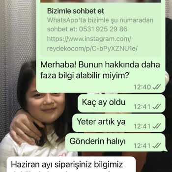 Reydeko Halı Sipariş Verilen Halının Teslim Edilmemesi Ve Sürekli Bahaneler
