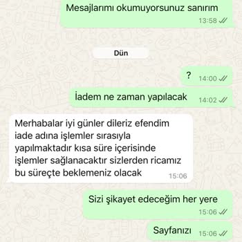 Selin Shoes İade Sürecinde Yaşanan Gecikme Ve Mağduriyet