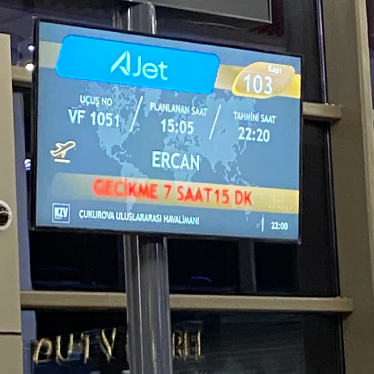 A Jet Ve Çukurova Havalimanı